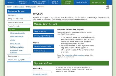 mychart allina|mychart patient login.